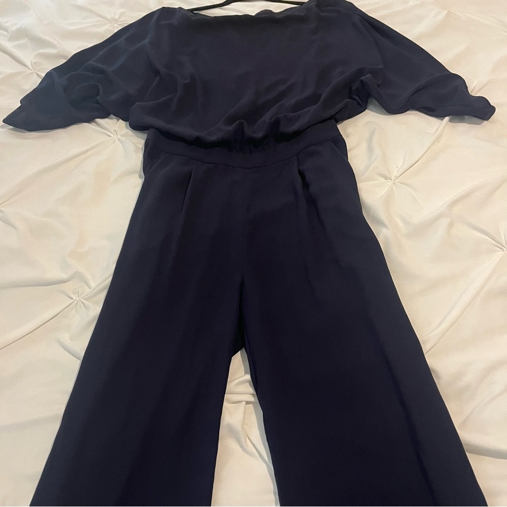 Diane Von Furstenberg Deep Blue Jumpsuit 10 - Picture 7 of 8